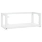 vidaXL Estructura de lavabo suspendido hierro blanco 79x38x31 cm vidaXL Estructura de lavabo suspendido hierro blanco 79x38x31 cm
