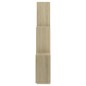 vidaXL Estante cubo pared madera contrachapada roble Sonoma 78x15x93cm