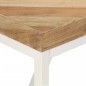 vidaXL Mesa de comedor madera maciza de acacia y mango 120x60x76 cm