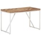 vidaXL Mesa de comedor madera maciza de acacia y mango 120x60x76 cm