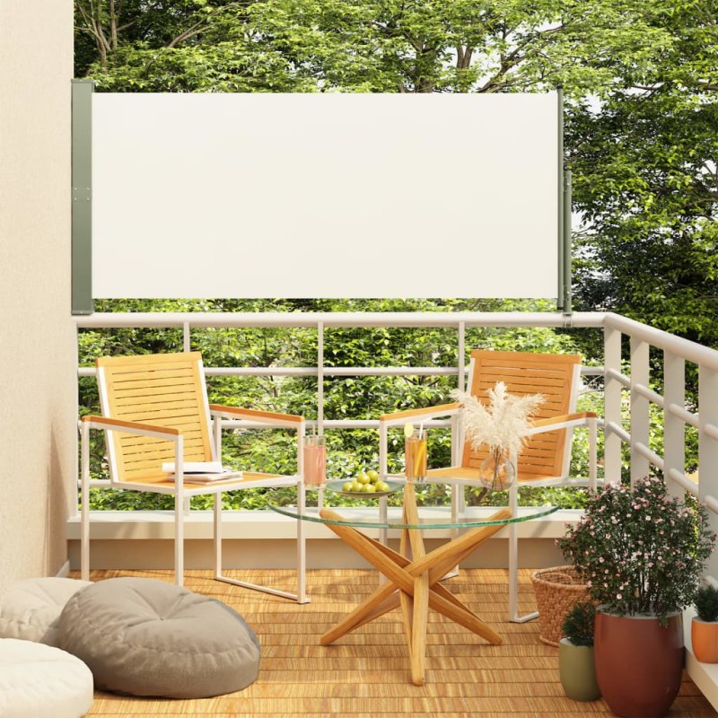 vidaXL Toldo lateral retráctil de jardín crema160x300 cm vidaXL Toldo lateral retráctil de jardín crema160x300 cm
