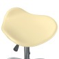 vidaXL Sillas de comedor giratorias 4 uds cuero sintético color crema vidaXL Sillas de comedor giratorias 4 uds cuero sintético color crema