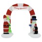 vidaXL Puerta de arco inflable de Navidad con LED 260 cm vidaXL Puerta de arco inflable de Navidad con LED 260 cm