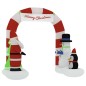 vidaXL Puerta de arco inflable de Navidad con LED 260 cm vidaXL Puerta de arco inflable de Navidad con LED 260 cm