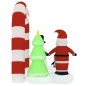 vidaXL Puerta de arco inflable de Navidad con LED 260 cm vidaXL Puerta de arco inflable de Navidad con LED 260 cm