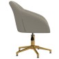 vidaXL Sillas de comedor giratorias 6 uds de terciopelo gris claro vidaXL Sillas de comedor giratorias 6 uds de terciopelo gris claro