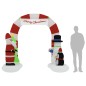 vidaXL Puerta de arco inflable de Navidad con LED 260 cm vidaXL Puerta de arco inflable de Navidad con LED 260 cm