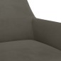 vidaXL Sillas de comedor giratorias 6 unidades terciopelo gris oscuro
