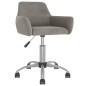 vidaXL Sillas de comedor giratorias 4 unidades terciopelo gris claro vidaXL Sillas de comedor giratorias 4 unidades terciopelo gris claro