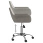 vidaXL Sillas de comedor giratorias 4 unidades terciopelo gris claro vidaXL Sillas de comedor giratorias 4 unidades terciopelo gris claro