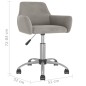vidaXL Sillas de comedor giratorias 4 unidades terciopelo gris claro vidaXL Sillas de comedor giratorias 4 unidades terciopelo gris claro