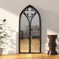 vidaXL Espejo hierro negro para uso interior 100x45 cm vidaXL Espejo hierro negro para uso interior 100x45 cm