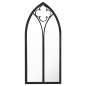 vidaXL Espejo hierro negro para uso interior 100x45 cm vidaXL Espejo hierro negro para uso interior 100x45 cm