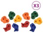vidaXL Presas de escalada 30 piezas PE multicolor vidaXL Presas de escalada 30 piezas PE multicolor