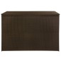 vidaXL Caja de almacenaje jardín ratán sintético marrón 150x100x100 cm vidaXL Caja de almacenaje jardín ratán sintético marrón 150x100x100 cm