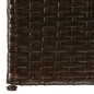 vidaXL Caja de almacenaje jardín ratán sintético marrón 150x100x100 cm vidaXL Caja de almacenaje jardín ratán sintético marrón 150x100x100 cm