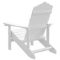 vidaXL Silla de jardín Adirondack HDPE blanca vidaXL Silla de jardín Adirondack HDPE blanca