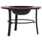 vidaXl Brasero de mosaico cerámica terracota 68 cm vidaXl Brasero de mosaico cerámica terracota 68 cm