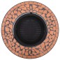 vidaXl Brasero de mosaico cerámica terracota 68 cm vidaXl Brasero de mosaico cerámica terracota 68 cm