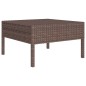 vidaXL Set muebles de jardín 10 pzas y cojines ratán sintético marrón vidaXL Set muebles de jardín 10 pzas y cojines ratán sintético marrón