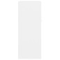 vidaXL Aparador de madera contrachapada blanco 60x30x75 cm vidaXL Aparador de madera contrachapada blanco 60x30x75 cm
