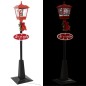vidaXL Farola de Navidad con Papá Noel y LED 180 cm vidaXL Farola de Navidad con Papá Noel y LED 180 cm