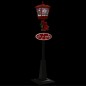vidaXL Farola de Navidad con Papá Noel y LED 180 cm vidaXL Farola de Navidad con Papá Noel y LED 180 cm