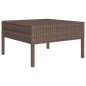 vidaXL Set muebles de jardín 14 pzas y cojines ratán sintético marrón vidaXL Set muebles de jardín 14 pzas y cojines ratán sintético marrón