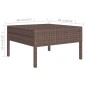 vidaXL Set muebles de jardín 14 pzas y cojines ratán sintético marrón vidaXL Set muebles de jardín 14 pzas y cojines ratán sintético marrón