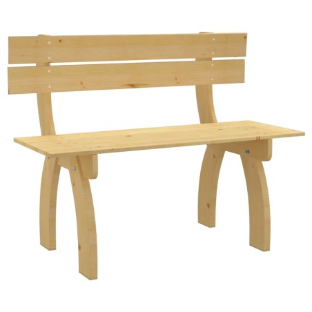 vidaXL Banco de jardín de madera de pino impregnada 150 cm 