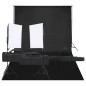 vidaXL Kit de estudio fotográfico con set de luces y fondo vidaXL Kit de estudio fotográfico con set de luces y fondo