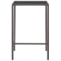 vidaXL Set de bar de jardín 3 piezas y cojines ratán sintético marrón vidaXL Set de bar de jardín 3 piezas y cojines ratán sintético marrón