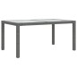 vidaXL Set de comedor de jardín 5 pzas y cojines ratán sintético gris vidaXL Set de comedor de jardín 5 pzas y cojines ratán sintético gris