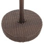vidaXL Set de bar de jardín 3 piezas y cojines ratán sintético marrón vidaXL Set de bar de jardín 3 piezas y cojines ratán sintético marrón