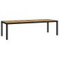 vidaXL Juego de comedor de jardín 9 pzas con cojines ratán PE negro vidaXL Juego de comedor de jardín 9 pzas con cojines ratán PE negro