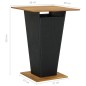 vidaXL Set muebles bar jardín 3 piezas y cojines ratán sintético negro vidaXL Set muebles bar jardín 3 piezas y cojines ratán sintético negro
