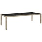 vidaXL Set de comedor de jardín 9 pzas y cojines ratán sintético beige vidaXL Set de comedor de jardín 9 pzas y cojines ratán sintético beige