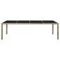 vidaXL Set de comedor de jardín 9 pzas y cojines ratán sintético beige vidaXL Set de comedor de jardín 9 pzas y cojines ratán sintético beige
