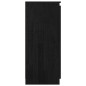 vidaXL Armario auxiliar 3 unidades madera maciza de pino negro vidaXL Armario auxiliar 3 unidades madera maciza de pino negro