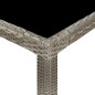 vidaXL Set de comedor de jardín 9 pzas y cojines ratán sintético gris vidaXL Set de comedor de jardín 9 pzas y cojines ratán sintético gris