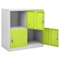 vidaXL Armarios taquilla 2 uds de acero gris y verde 90x45x92,5 cm vidaXL Armarios taquilla 2 uds de acero gris y verde 90x45x92,5 cm