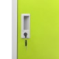 vidaXL Armarios taquilla 2 uds de acero gris y verde 90x45x92,5 cm vidaXL Armarios taquilla 2 uds de acero gris y verde 90x45x92,5 cm