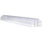 vidaXL Gallinero de exterior de acero galvanizado 3x24x2 m vidaXL Gallinero de exterior de acero galvanizado 3x24x2 m