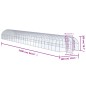 vidaXL Gallinero de exterior de acero galvanizado 3x24x2 m vidaXL Gallinero de exterior de acero galvanizado 3x24x2 m