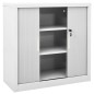 vidaXL Armario de puerta corrediza con macetero gris acero 90x40x113cm vidaXL Armario de puerta corrediza con macetero gris acero 90x40x113cm