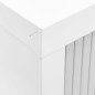 vidaXL Armario de puerta corrediza con macetero gris acero 90x40x113cm vidaXL Armario de puerta corrediza con macetero gris acero 90x40x113cm