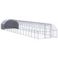 vidaXL Gallinero de exterior de acero galvanizado 3x16x2 m vidaXL Gallinero de exterior de acero galvanizado 3x16x2 m