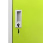 vidaXL Armarios taquilla 5 uds de acero gris y verde 90x45x92,5 cm vidaXL Armarios taquilla 5 uds de acero gris y verde 90x45x92,5 cm
