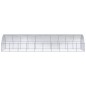 vidaXL Gallinero de exterior de acero galvanizado 3x10x2 m