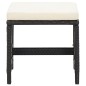 vidaXL Set de comedor de jardín 9 pzas y cojines ratán sintético negro vidaXL Set de comedor de jardín 9 pzas y cojines ratán sintético negro